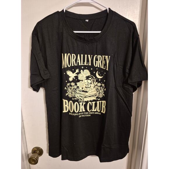Morally Grey Book Club T-shirt-Size 2XL-NWT - Picture 1 of 5